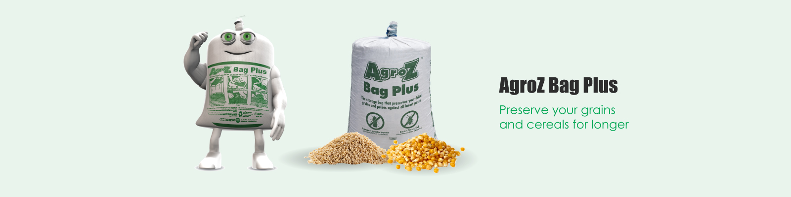 agroz bag plus - preserve your grains and cereals for longer